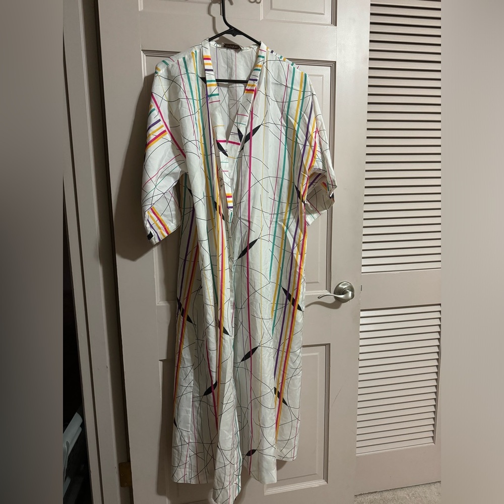 Womens Vintage Vassarette Robe Size Medium USA